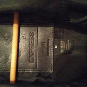 Express Leather Jacket.. excellent condition..men's.